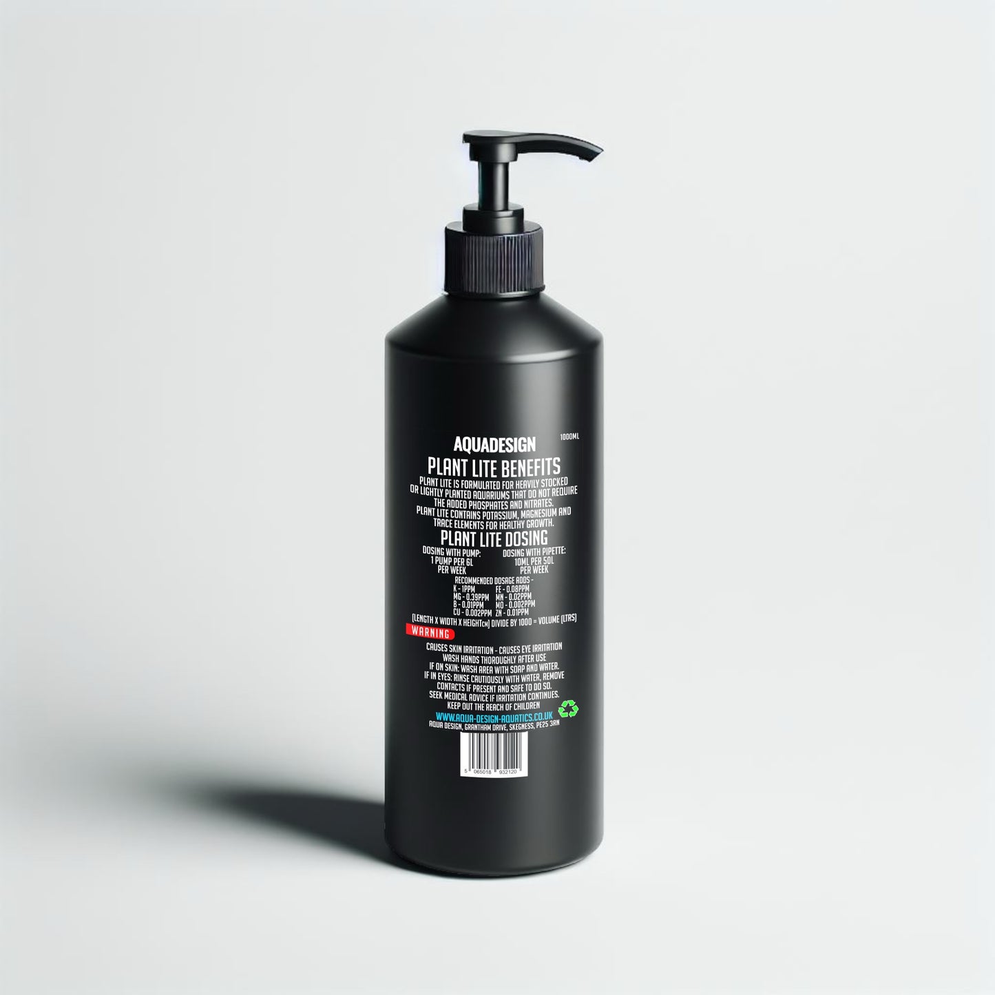 Aqua Design PLANT LITE Plant Fertiliser 1000ml (Nitrate & Phosphate free)