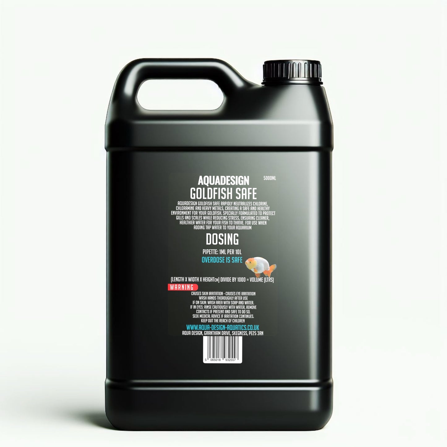 Aqua Design Goldfish Safe 5000ml Aquarium Water Conditioner