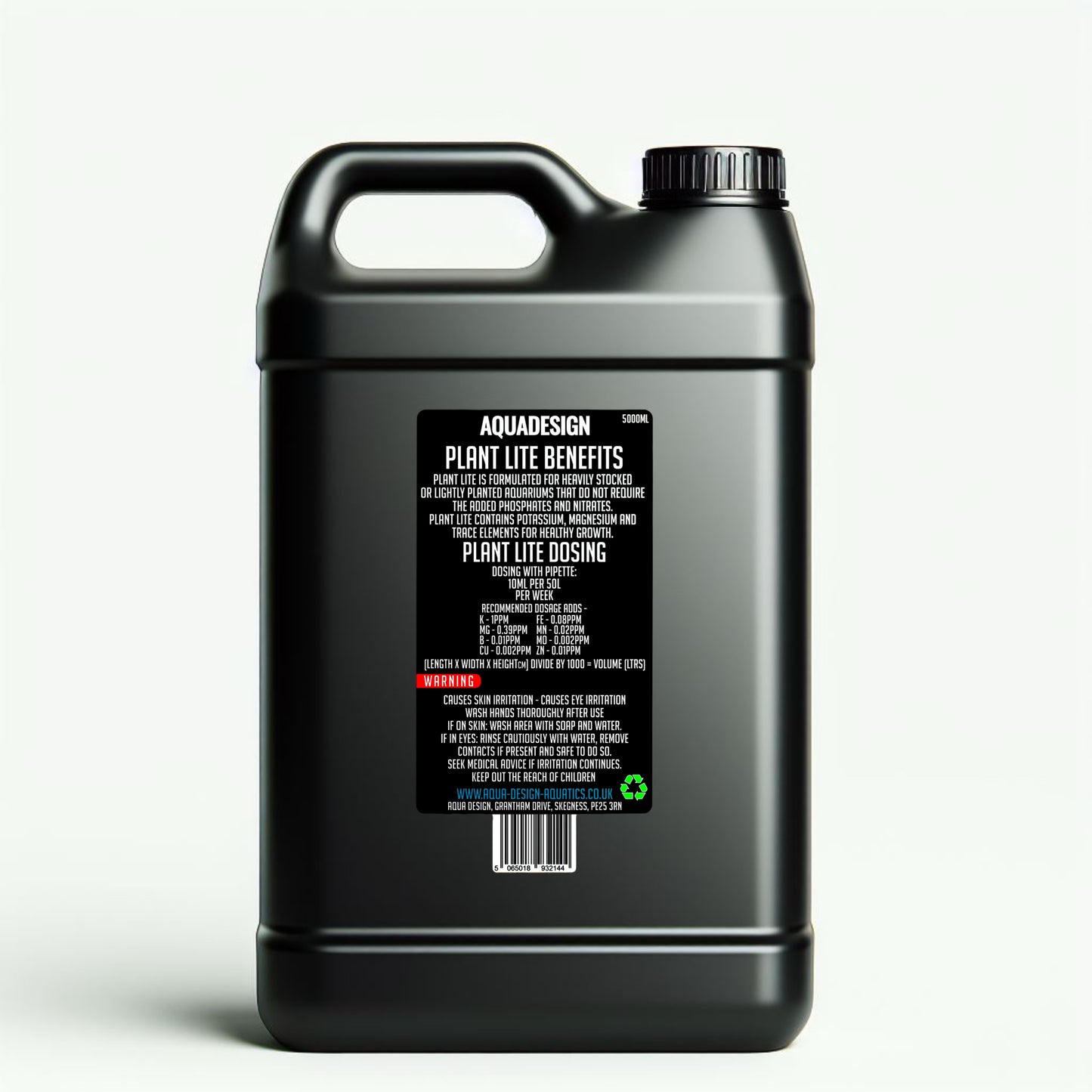 Aqua Design PLANT LITE Plant Fertiliser 5000ml (Nitrate & Phosphate free)