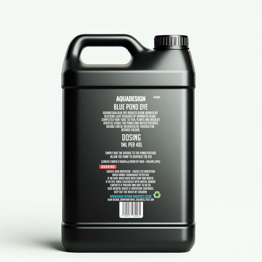 Aqua Design BLUE POND DYE 5000ml Treats 200,000 Litres