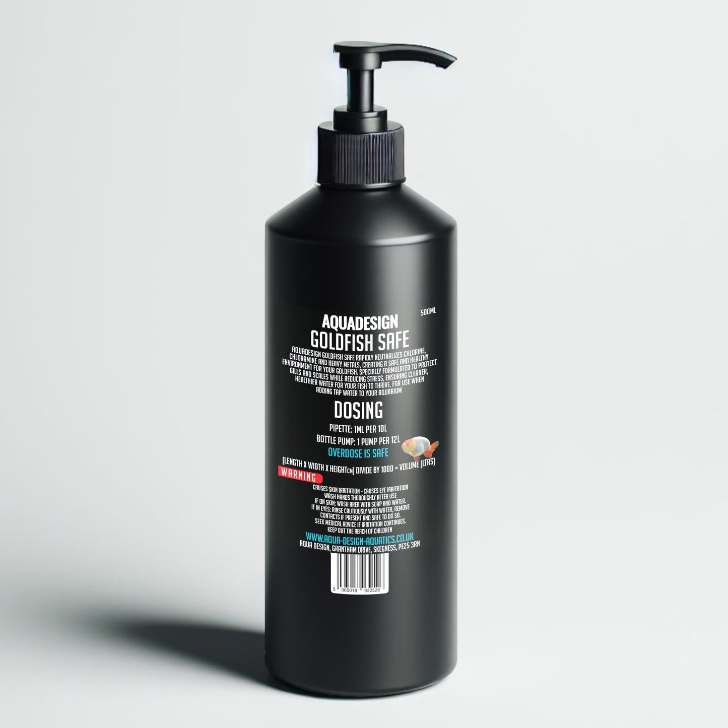 Aqua Design Goldfish Safe 500ml Aquarium Water Conditioner