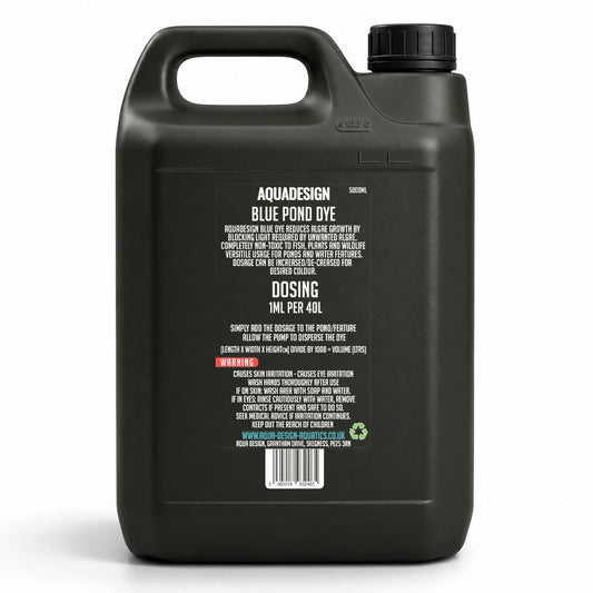 Aqua Design BLUE POND DYE 5000ml Treats 200,000 Litres