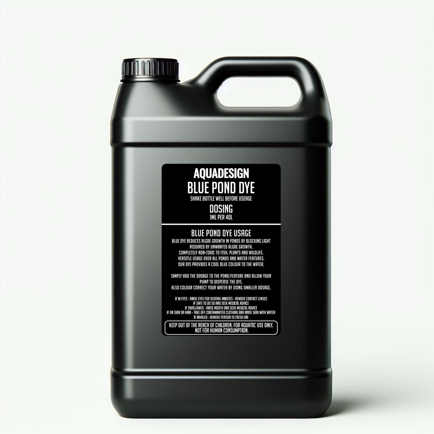 Aqua Design BLUE POND DYE 5000ml Treats 200,000 Litres