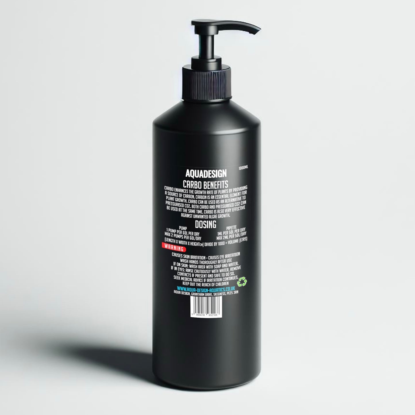 Aqua Design CARBO Liquid Carbon Plant Fertiliser 1000ml