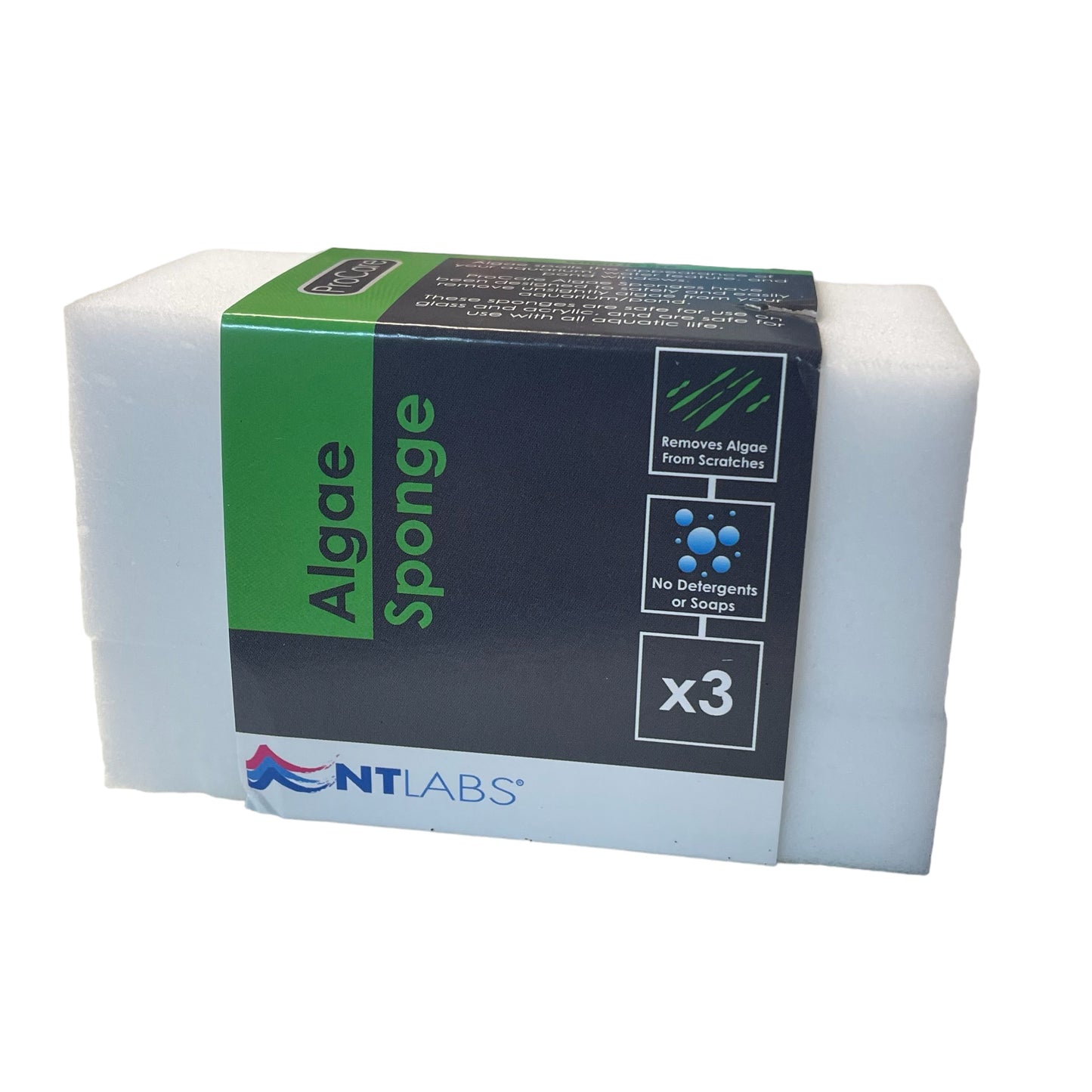 NT Labs ProCare Algae Cleaning Sponges x3