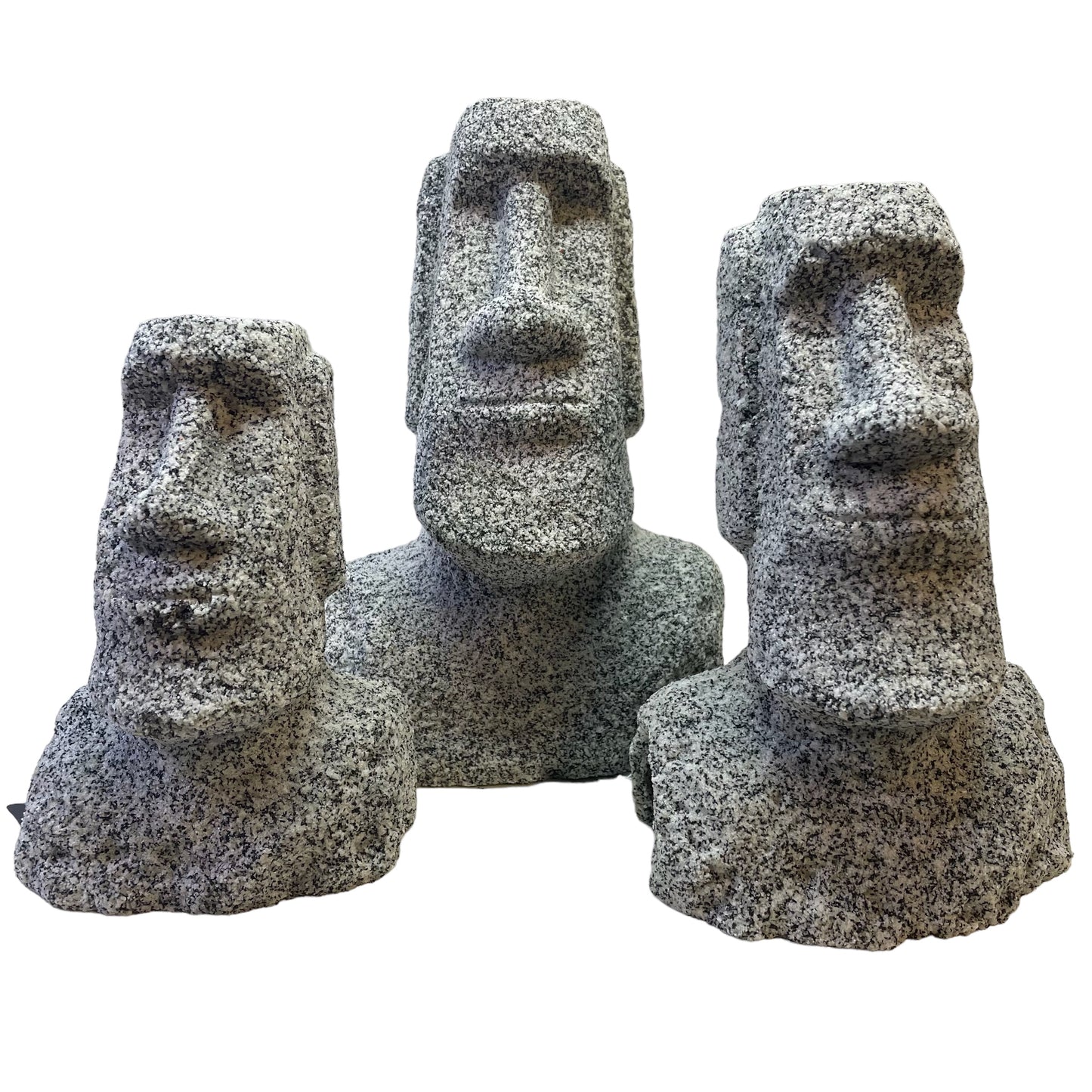 Aqua One Granite Sandstone Easter Island Ornament - Small