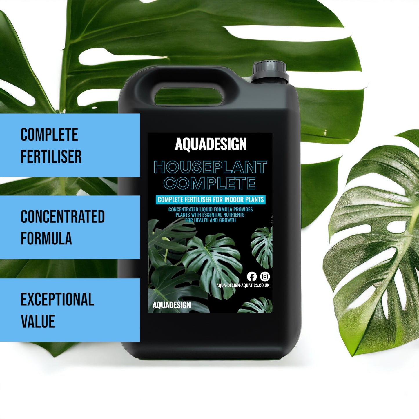 Aqua Design Houseplant Complete Fertiliser 2500ml