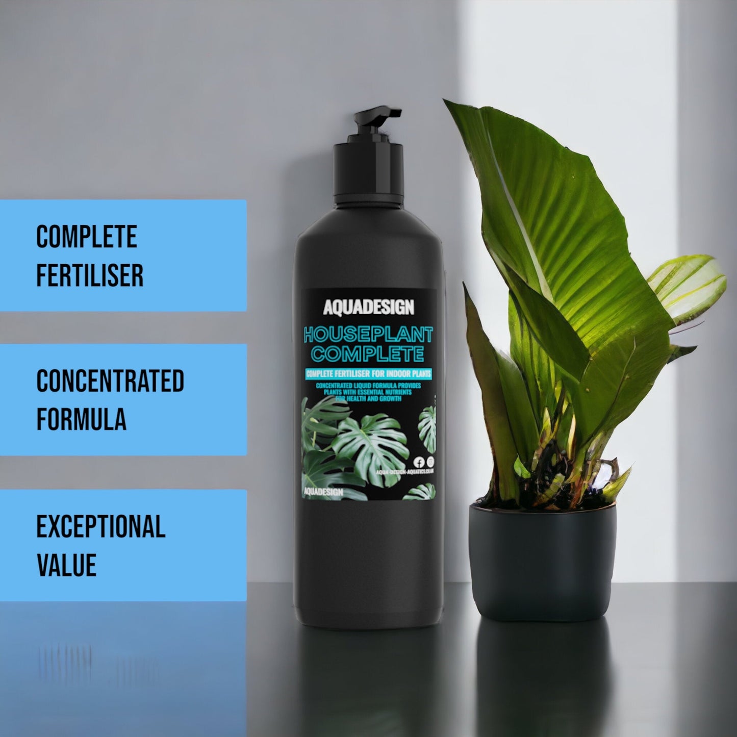 Aqua Design Houseplant Complete Fertiliser 500ml
