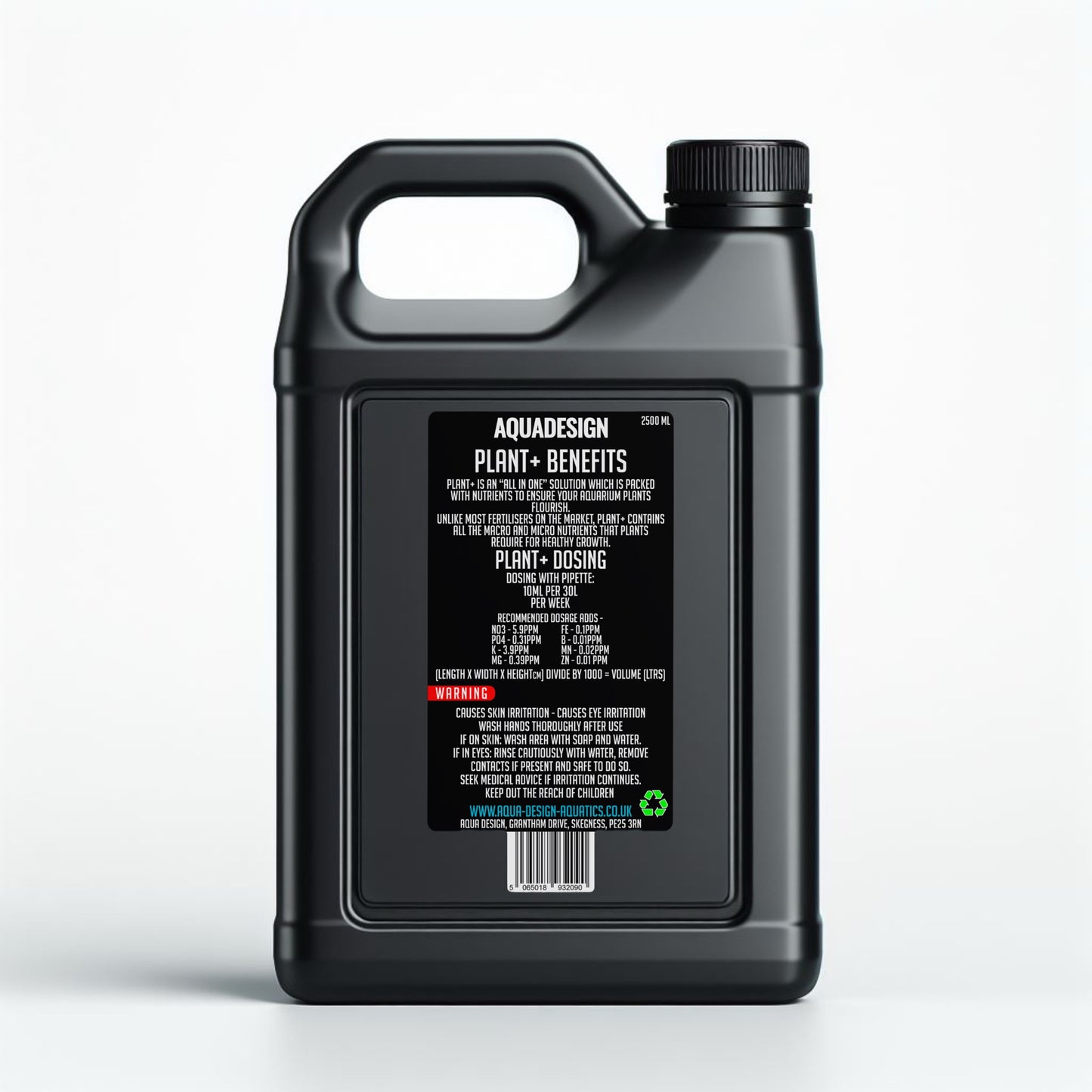 Aqua Design PLANT+ Plant Fertiliser 2500ml