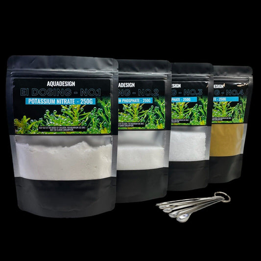 AquaDesign Aquarium Live Plant EI DOSING Fertiliser Set