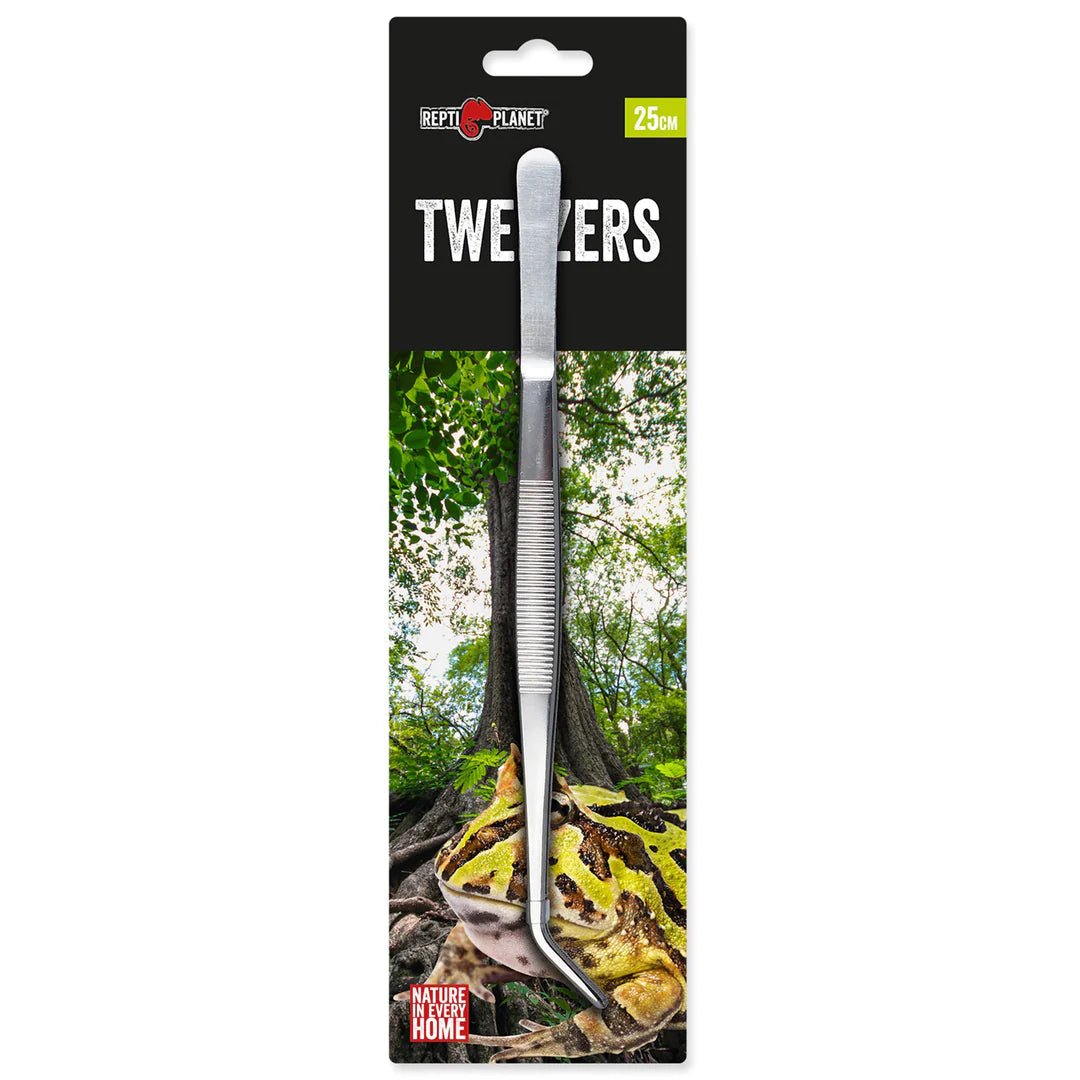 Repti Planet Stainless Steel Feeding Tweezers Tongs 25cm