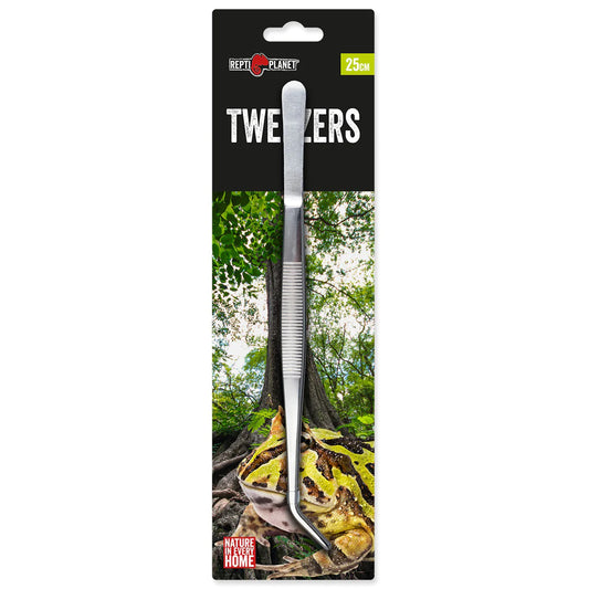 Repti Planet Stainless Steel Feeding Tweezers Tongs 25cm