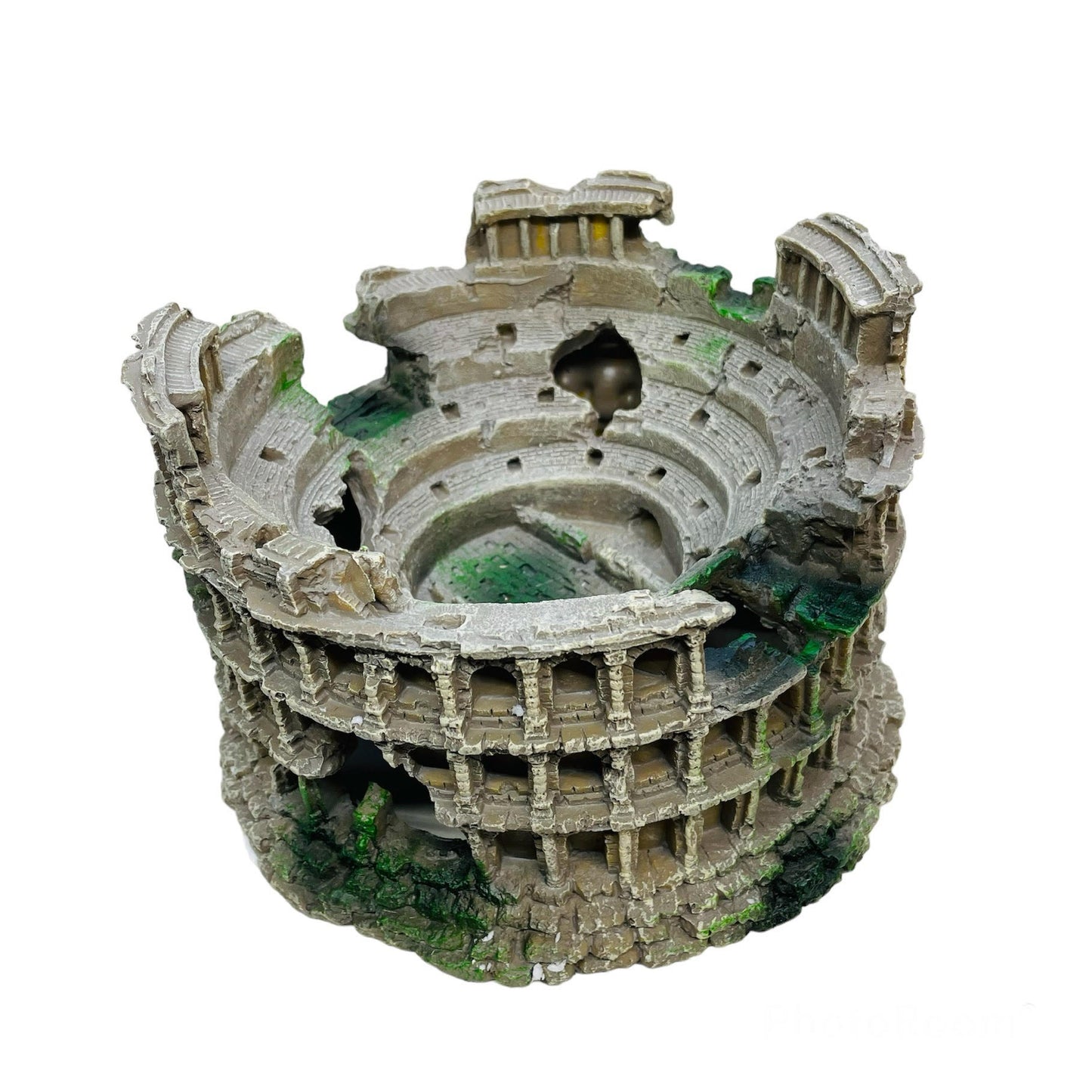 Large Roman Amphitheatre Aquarium Ornament 18cm