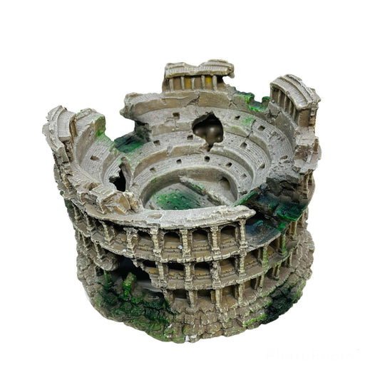Large Roman Amphitheatre Aquarium Ornament 18cm
