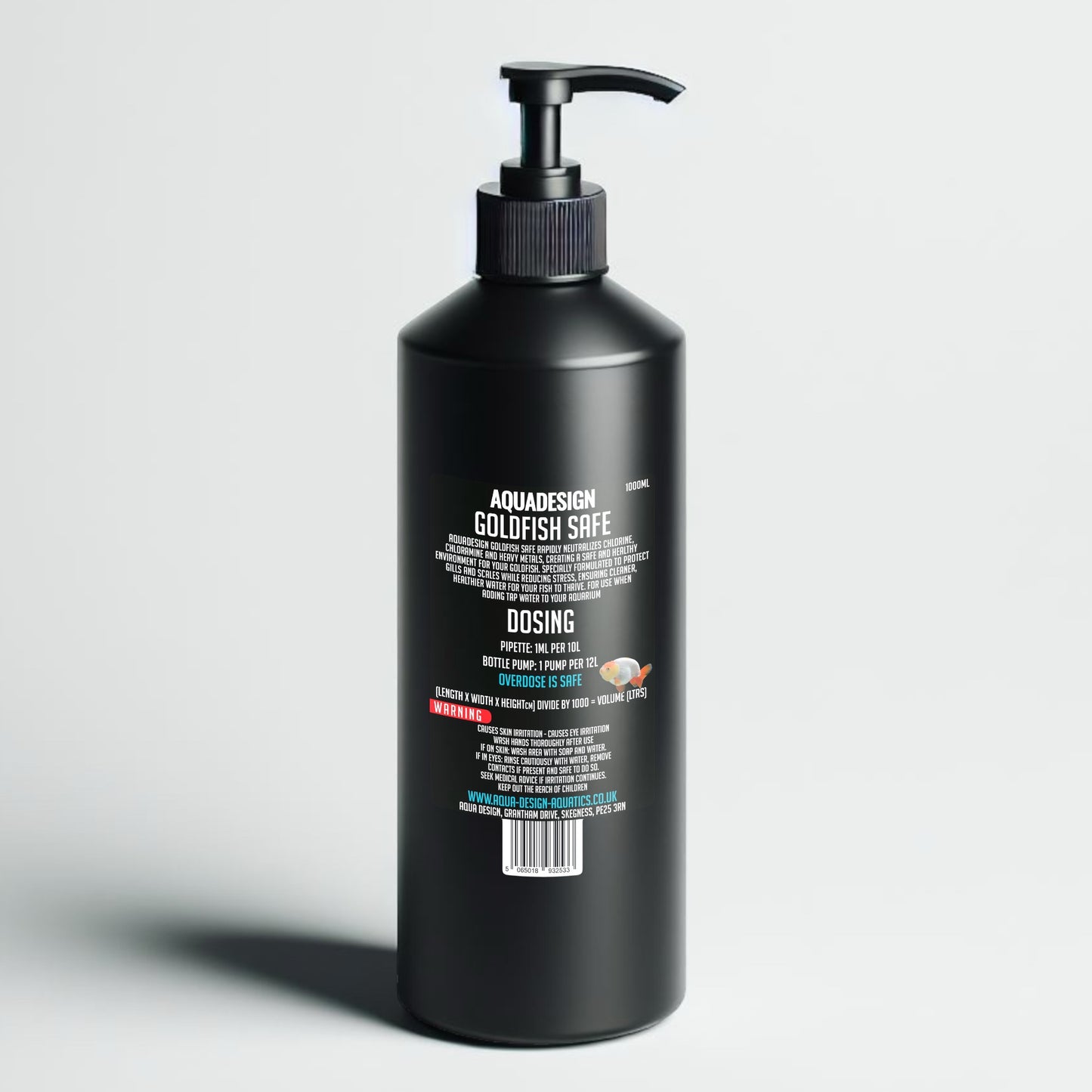 Aqua Design Goldfish Safe 1000ml Aquarium Water Conditioner