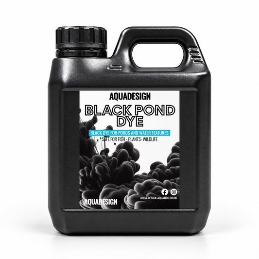 Aqua Design BLACK POND DYE 1000ml Treats 5000 Litres