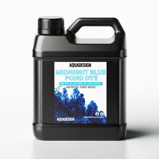 Aqua Design MIDNIGHT BLUE POND DYE 1000ml Treats 5000 Litres