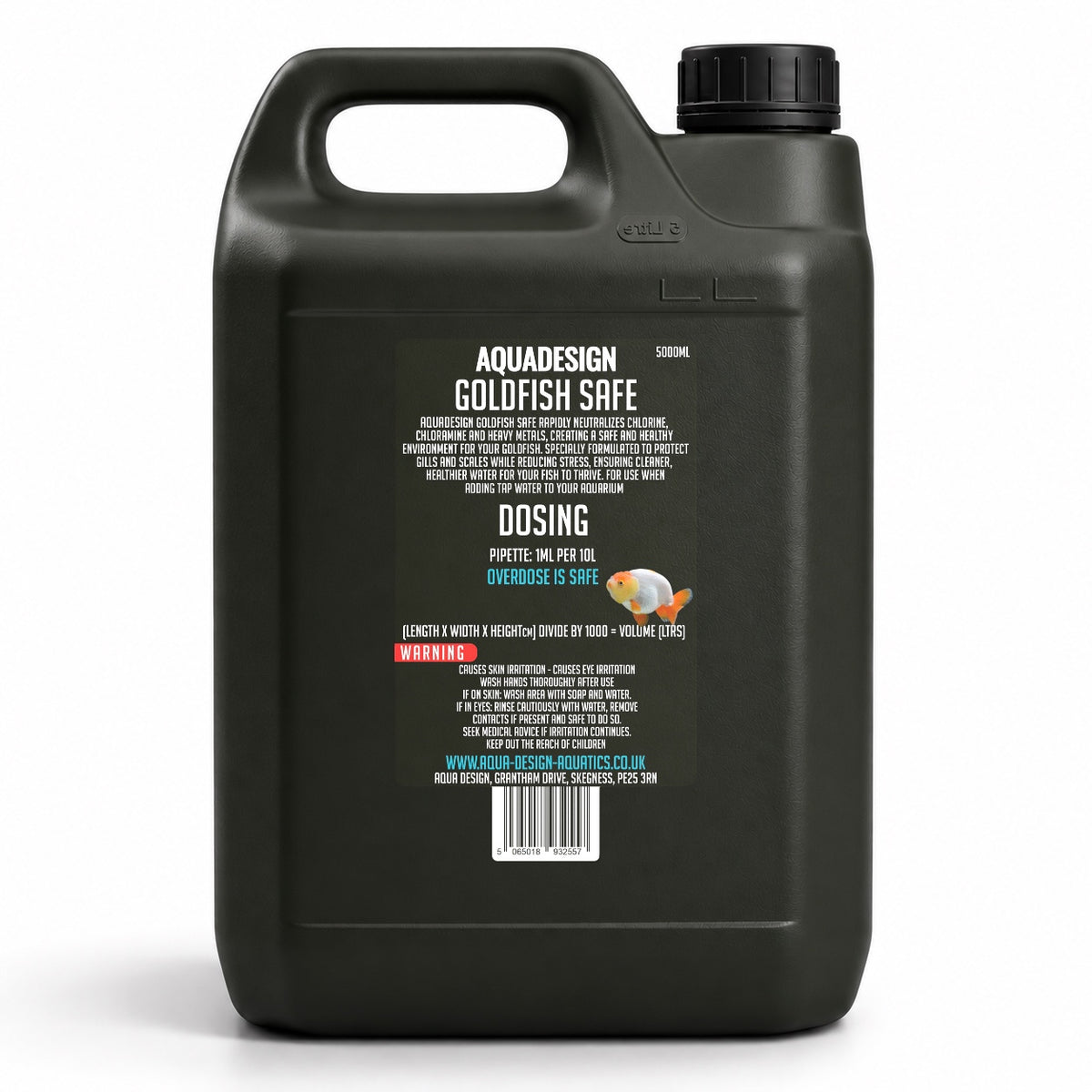 Aqua Design Goldfish Safe 5000ml Aquarium Water Conditioner
