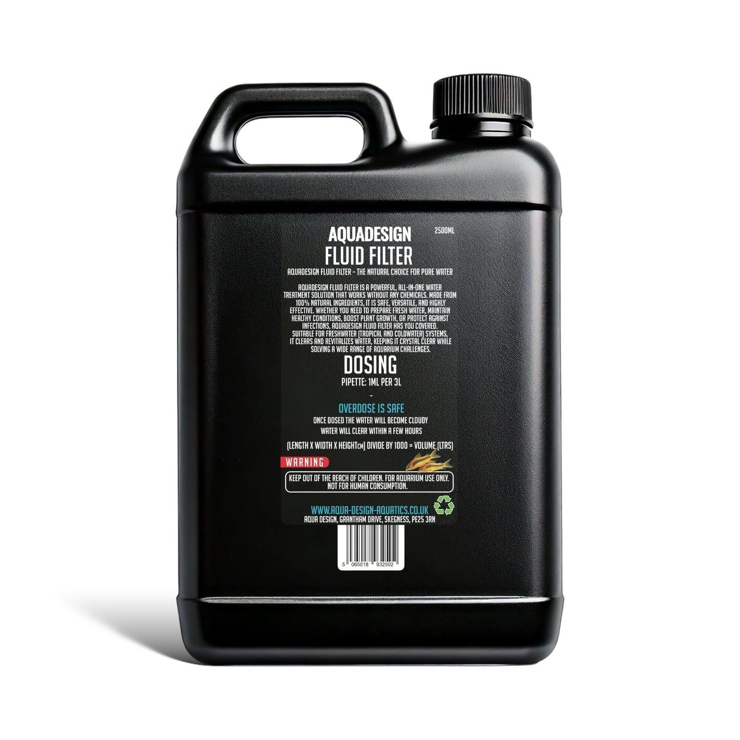 Aqua Design Fluid Filter Medium Water Conditioner 2500ml