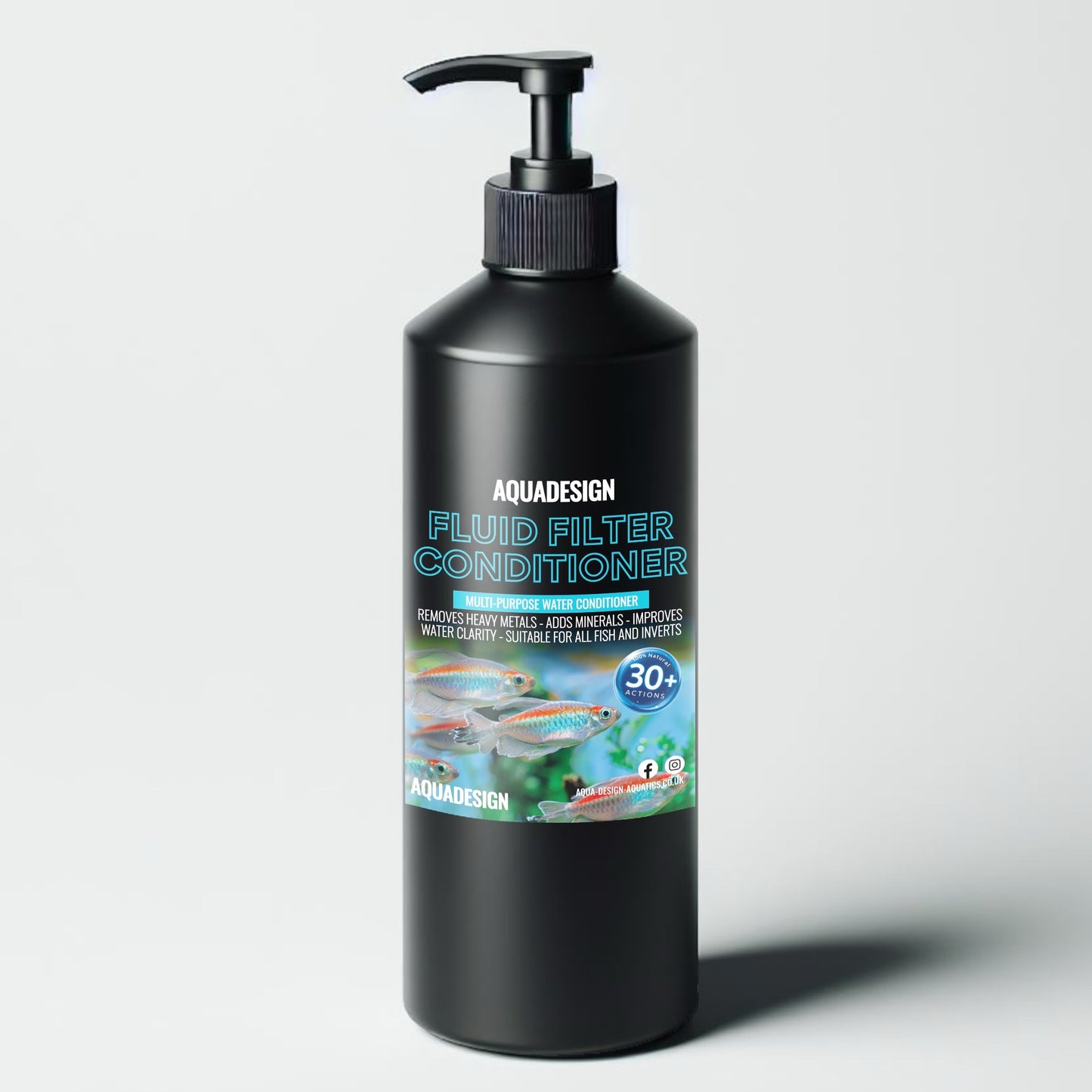 Aqua Design Fluid Filter Medium Water Conditioner 500ml