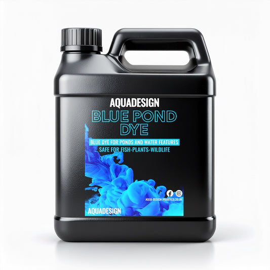 Aqua Design BLUE POND DYE 1000ml Treats 40,000 Litres