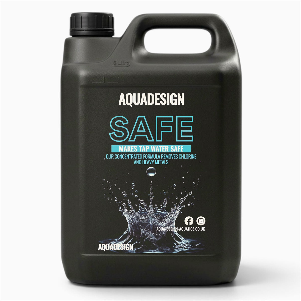 Aqua Design SAFE Tap Safe Water Conditioner 5000ml (Treats 125,000L)