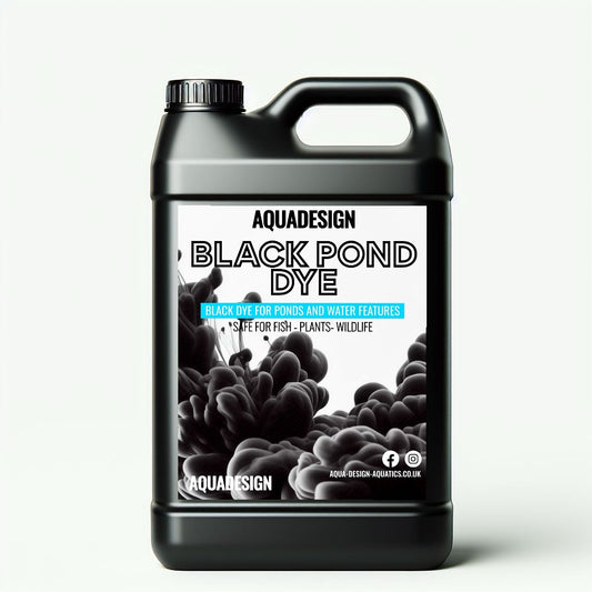 Aqua Design BLACK POND DYE 5000ml Treats 25,000 Litres