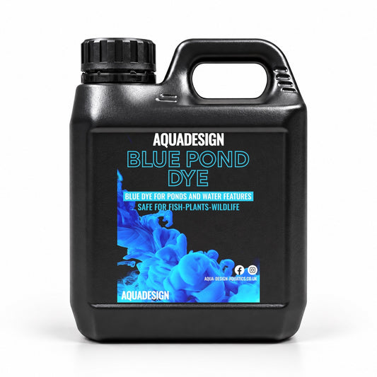 Aqua Design BLUE POND DYE 1000ml Treats 40,000 Litres