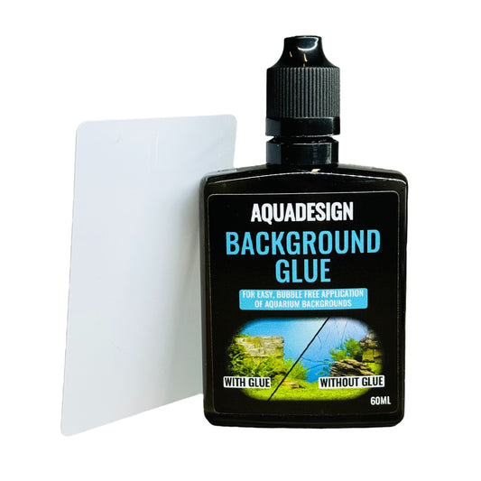 AquaDesign Aquarium Background Glue 60ml (Inc Application Card)