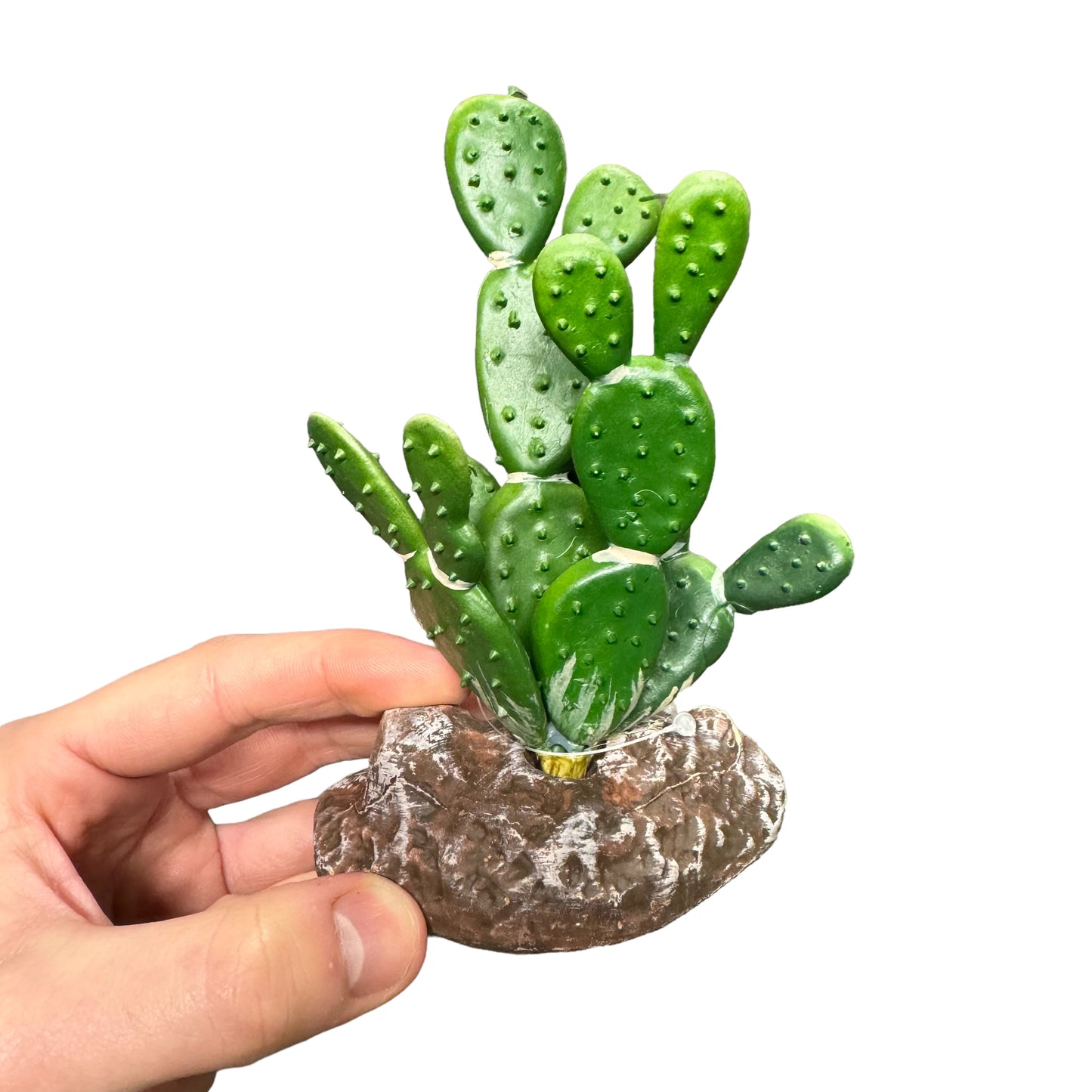 Betta Terra Reptile Decoration - Prickly Pear Cactus 15cm