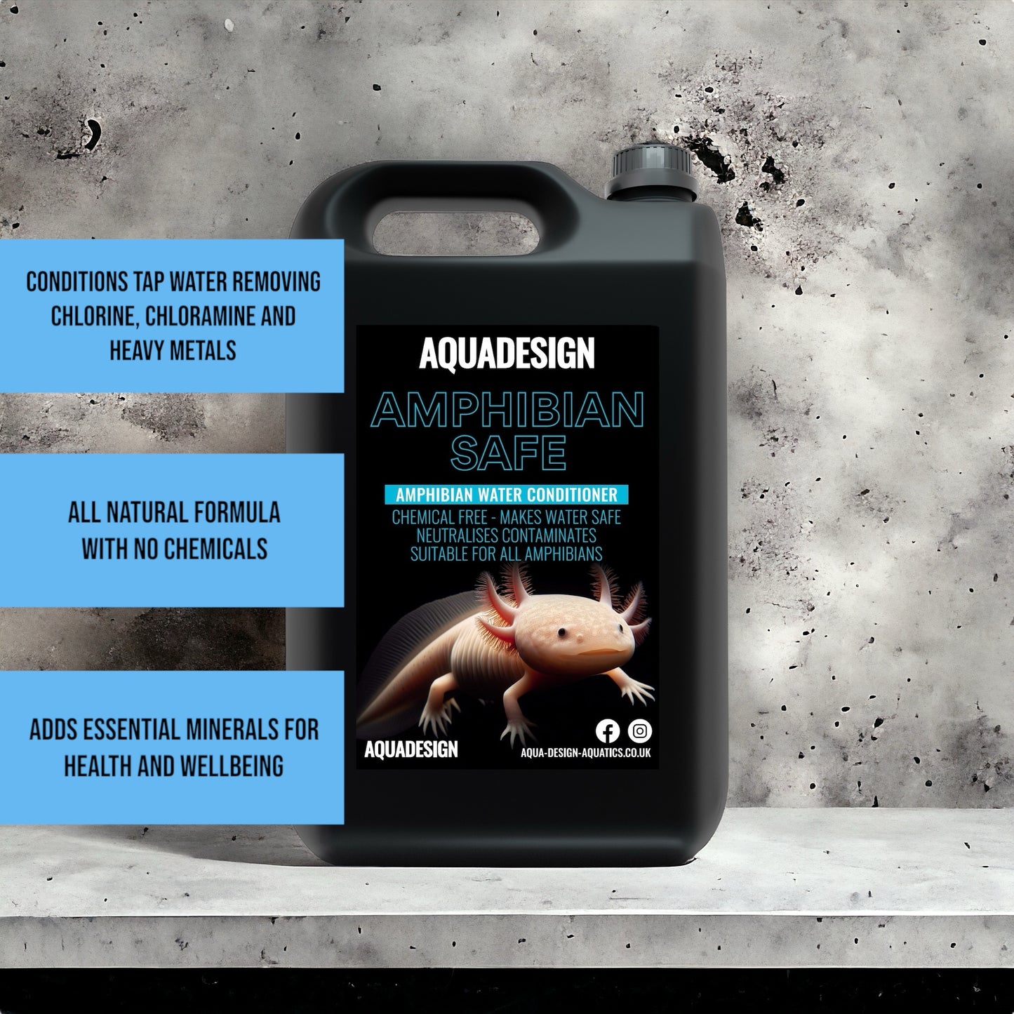 Aqua Design Amphibian Safe Water Conditioner 2500ml