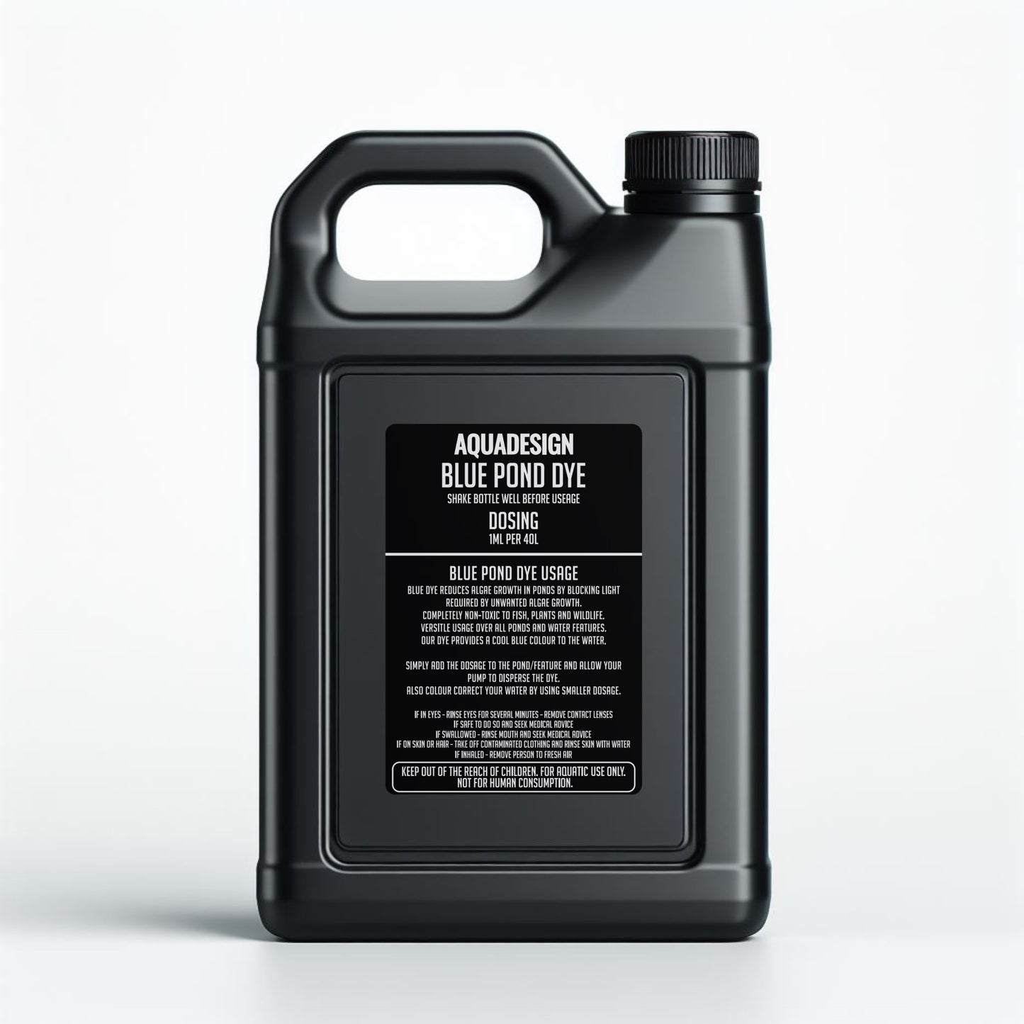 Aqua Design BLUE POND DYE 2500ml Treats 100,000 Litres