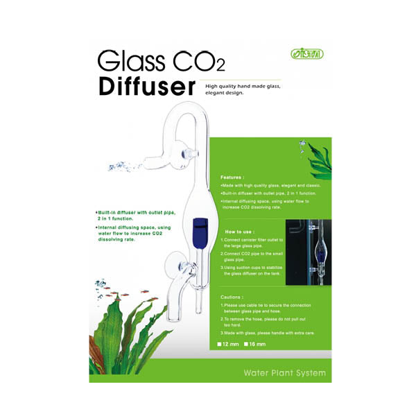 ISTA Glass CO2 Inline Diffuser 16mm