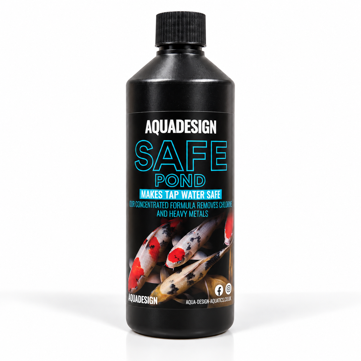 Aqua Design POND SAFE Tap Safe Water Conditioner 500ml (Treats 12,500L)