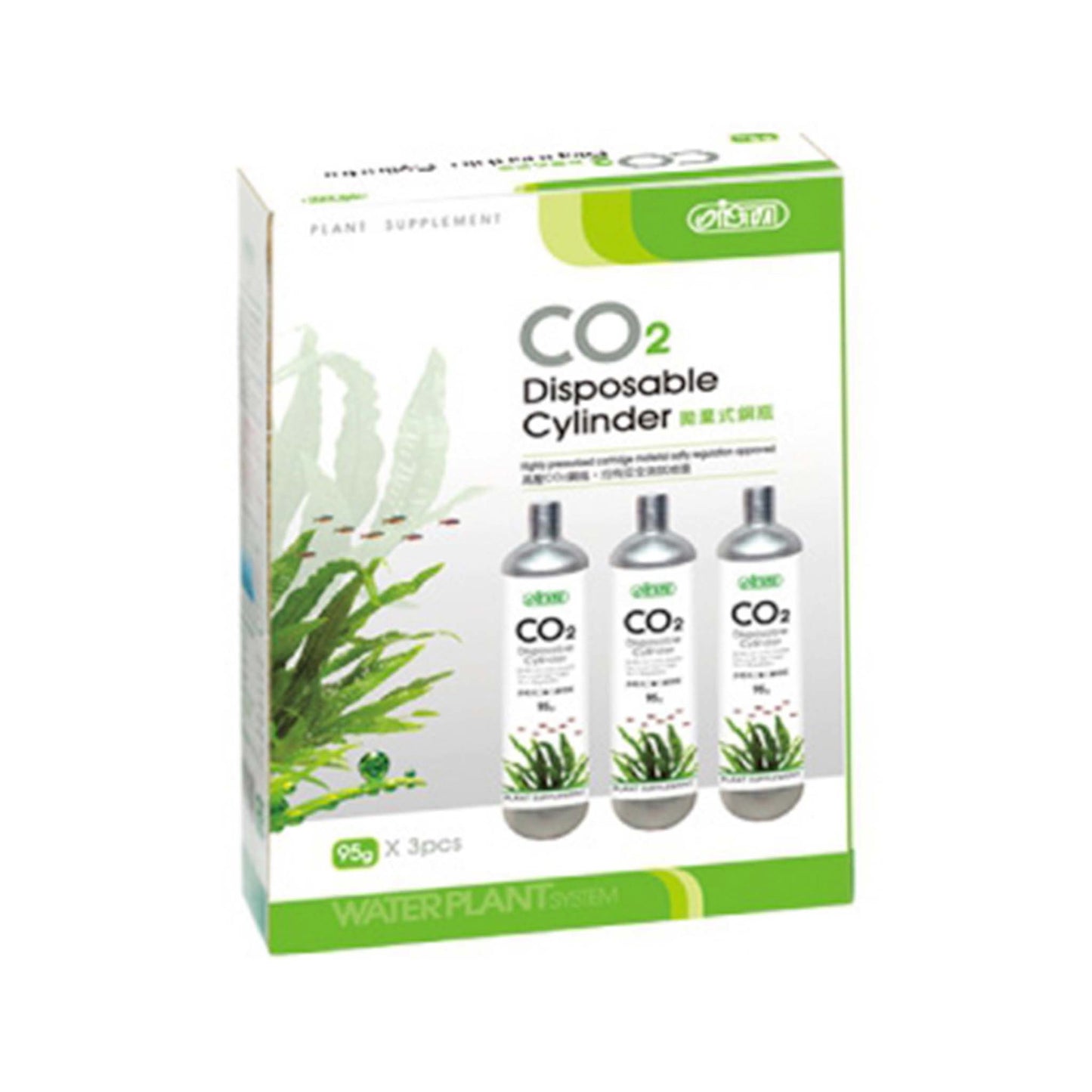 ISTA 95g CO2 Replacement Cartridge x3