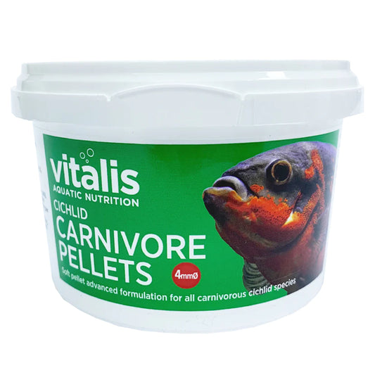 Vitalis Cichlid Carnivore Pellets 4mm 160G