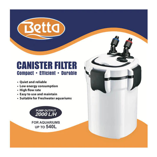 Betta Choice 2000lph External Filter