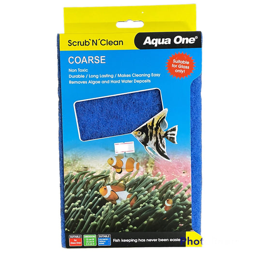 Aqua One Scrub 'N' Clean Pad Coarse (Glass Only)